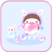 Bebe Bubble 2 go locker theme icon