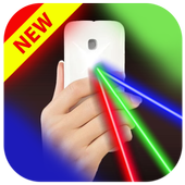 Laser pointer flashlight icon
