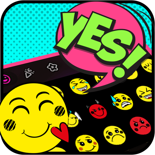Pop Style Words Emoji Stickers - Add to Chats App icon