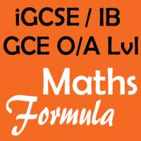 Math Formula iGCSE, GCE O/A, GCSE, IB, High School