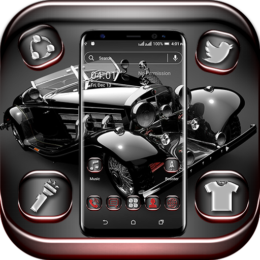 Vintage Car Launcher Theme icon