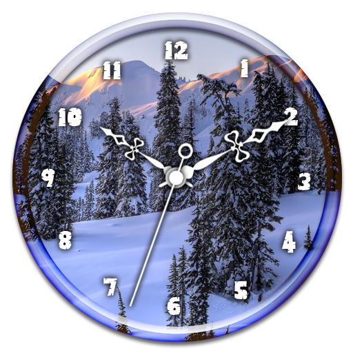 Winter Snow Clock Live WP icon