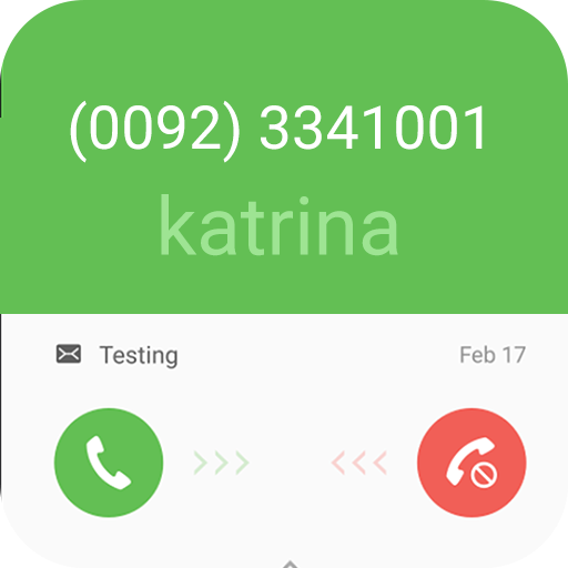 اتصال مزيف مع صوت حقيقي عربي أيقونة