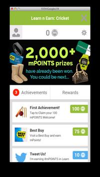 Cricket: Earn n Learn screenshot 1