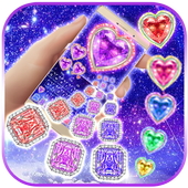 Gem Gravity Keyboard Theme أيقونة
