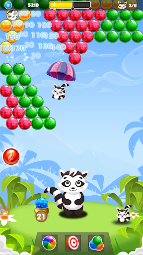 Raccoon Bubble Shooter screenshot 1