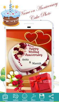 Name Photo On Anniversary Cake screenshot 5