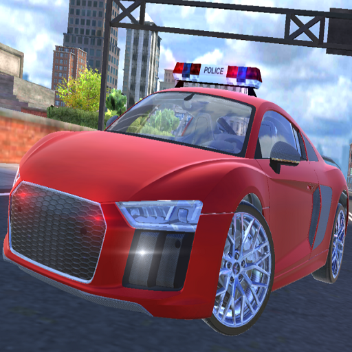 American R8 Police Car Driving: Police Games 2022 icon