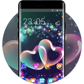 Theme for gradient bubble wallpaper icon