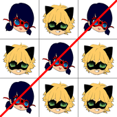 ladybug XO cat noir icon