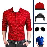 Men formal shirt photo suit on 9Apps