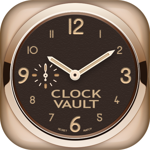 Vault clock : Photo Video Lock icon