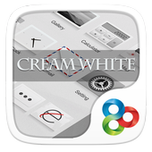 Cream White GO Launcher Theme icon