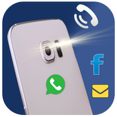 Flash Alerts On SMS and Call icon