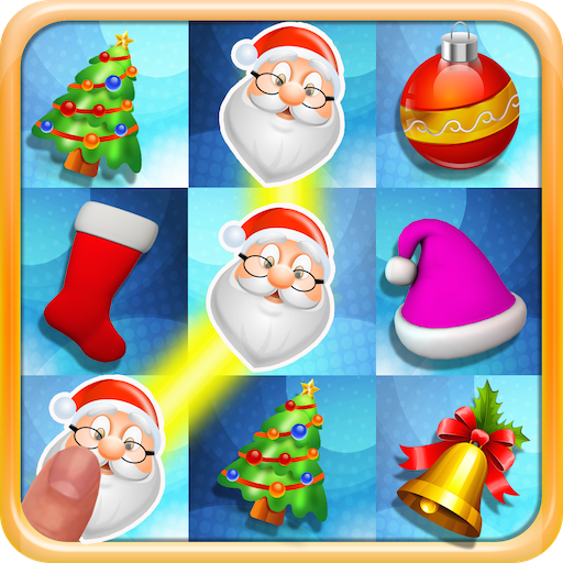 Match 3 Puzzle Christmas Games - Santa Bell Trees icon