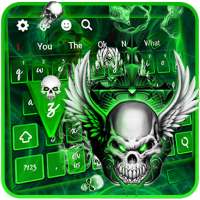 Cool Metal Skull keyboard