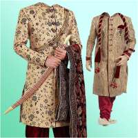 Man Sherwani Photo Suit Studio Editor on 9Apps