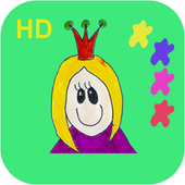 Princess Esther's drawing game icon