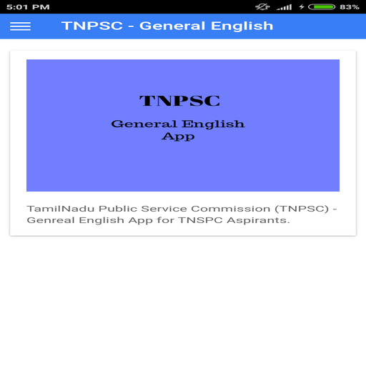 TNPSC General English App icon