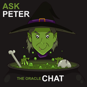 Funny witch chat icon