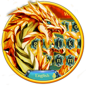 Golden War Dragon Keyboard icon