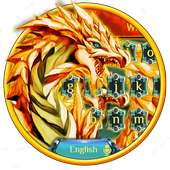 Golden War Dragon Keyboard on 9Apps