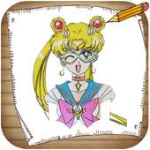 How to Draw Sailor Moon characters