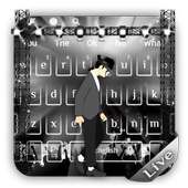 3D King of Pop Live Moonwalk Keyboard Theme on 9Apps