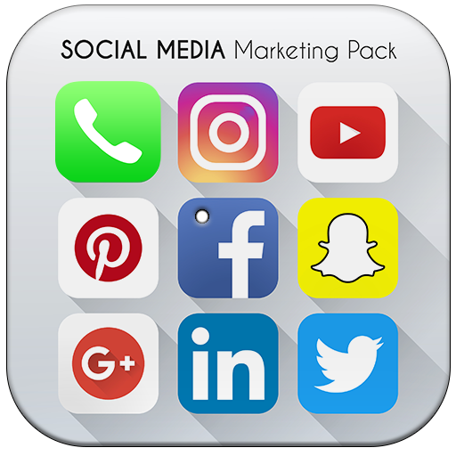 All social media and social networks icon