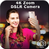4K Zoom DSLR HD Camera icon