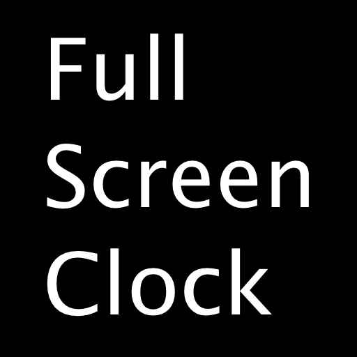 Fullscreen Clock icon