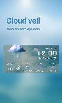 Transparent Weather & Clock screenshot 1