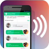 Voice reading for Whatsapp and  text sms icon