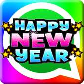 New Year Sticker for Whatsapp Sticker Pack