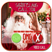 Real Santa Claus Video Call 🎅 Official APPS 🎅 icon