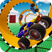 3D Monster Truck Tricky Stunts icon