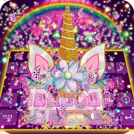 Keyboard pink unicorn иконка