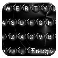 Spheres Black Emoji Keyboard