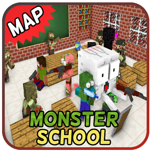 Monster School Map for MCPE [Horror Lessons] icon