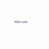 Hello world apk icon