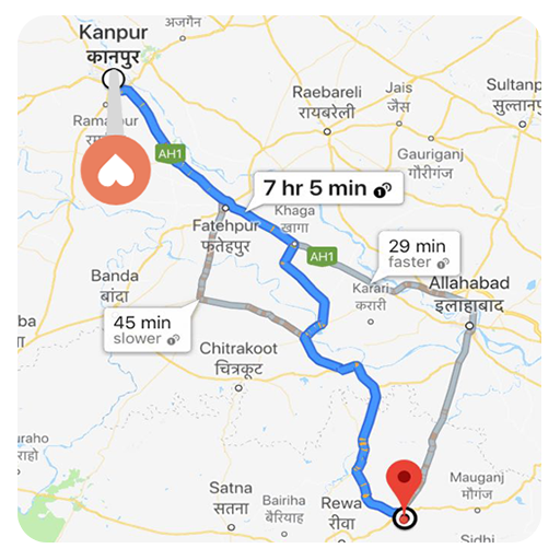 GPS Route Finder:Maps,Navigation,Travel Directions icon