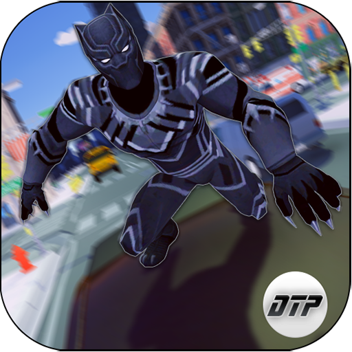 Grand Panther Flying Superhero City Battle icon