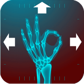 Photo hand move icon