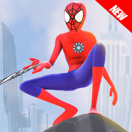 Flying Super Spider Rope Hero: Gangster Crime City icon