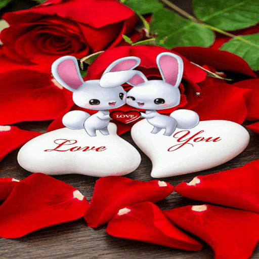 Romantic Rabbit Live Wallpaper icon