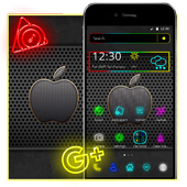 Neon Apple Launcher Theme🍎 icon
