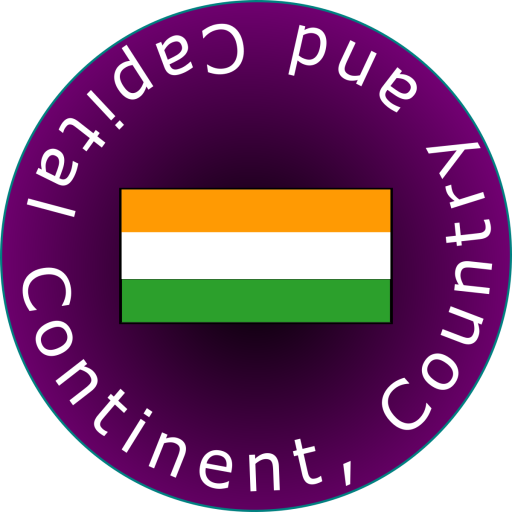Continent, Country and Capital icon