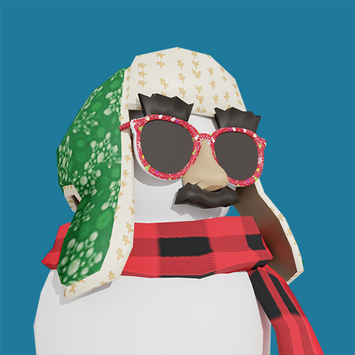 Build a Snowman 3D icon