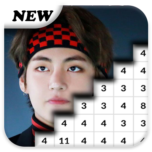 Kpop Pixel Art free Color by Number icon