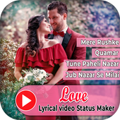 Love Lyrical Video Status Maker icon
